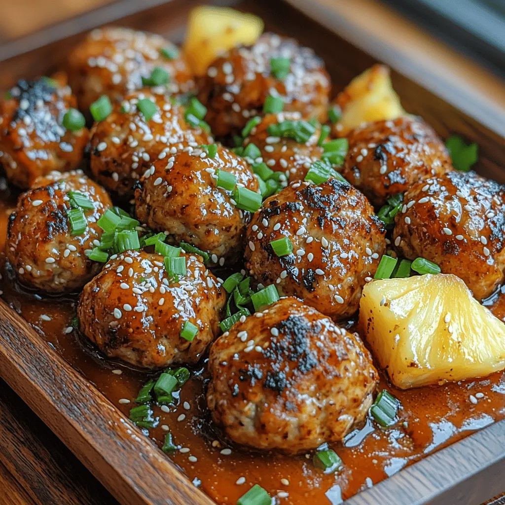 Pineapple Teriyaki Meatballs are a delightful fusion of savory and sweet flavors that reflect the rich culinary traditions of both Asian and Western cuisines. This dish traces its roots to the classic teriyaki sauce, which originated in Japan. Teriyaki, meaning 