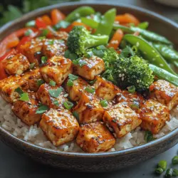 Crunchy Chili Tofu Rice Bowls: A Flavorful Culinary Experience