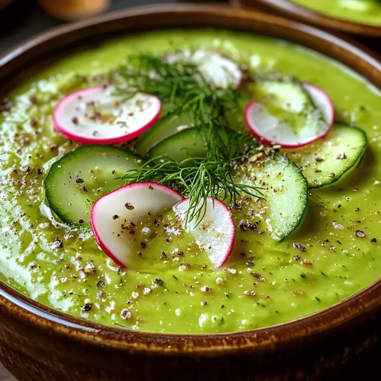 As the warm embrace of summer approaches, so does the craving for light, refreshing meals that offer both flavor and nourishment. One such dish that perfectly encapsulates this seasonal delight is the Creamy Cucumber Avocado Chill. This vibrant and creamy soup not only tantalizes the taste buds but also provides a wealth of health benefits, making it an ideal summer dish for both casual gatherings and sophisticated dinner parties.