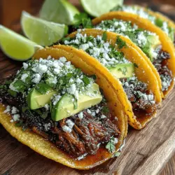When it comes to satisfying culinary experiences, few dishes can rival the delight of smoky chipotle slow-cooked pulled beef tacos. This mouthwatering recipe offers a perfect blend of savory flavors and tender textures, making it an irresistible choice for gatherings, family dinners, or a cozy night in. The slow-cooking method not only enhances the beef's tenderness but also allows the aromatic spices and fresh ingredients to meld together, creating a taco experience that is both delicious and memorable.