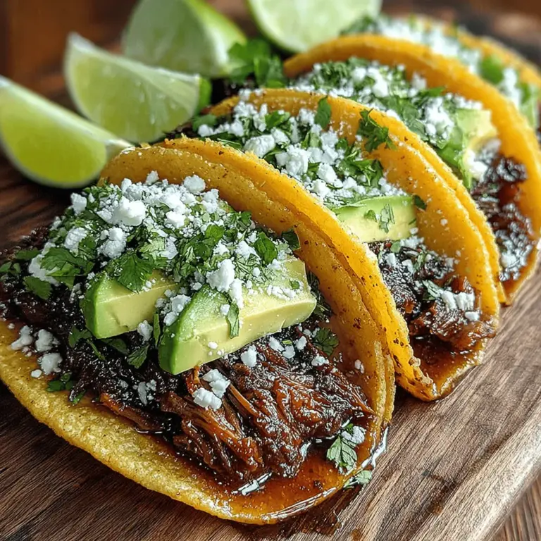 When it comes to satisfying culinary experiences, few dishes can rival the delight of smoky chipotle slow-cooked pulled beef tacos. This mouthwatering recipe offers a perfect blend of savory flavors and tender textures, making it an irresistible choice for gatherings, family dinners, or a cozy night in. The slow-cooking method not only enhances the beef's tenderness but also allows the aromatic spices and fresh ingredients to meld together, creating a taco experience that is both delicious and memorable.