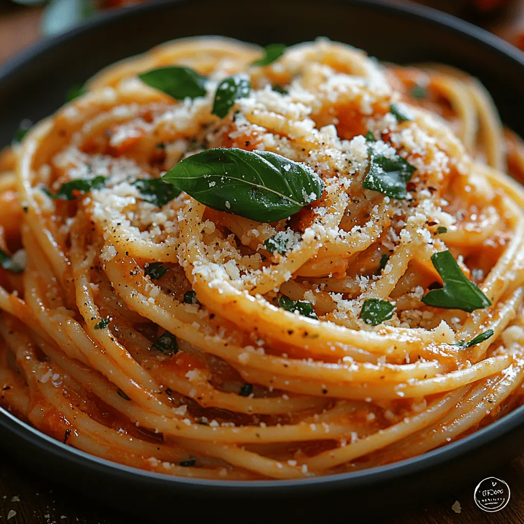 Spaghetti is one of the most beloved pasta varieties worldwide, and it has earned its place in culinary traditions across various cultures. The dish we're focusing on today, featuring a creamy tomato sauce, combines the essence of Italian cooking with the comfort of home-cooked meals. Tomato-based recipes are iconic in many cuisines, from the classic marinara sauce to the rich and hearty ragù. The addition of cream transforms a standard tomato sauce into something luxuriously smooth and indulgent, making it a favorite among pasta lovers.
