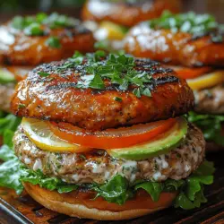 Zesty Lemon Herb Turkey Burgers: A Flavorful Twist on a Classic Favorite