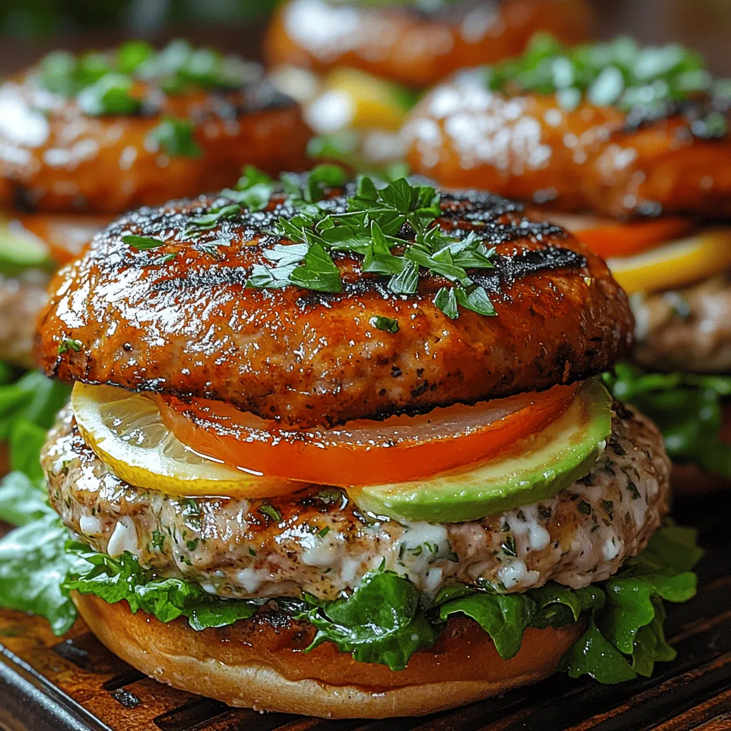 Zesty Lemon Herb Turkey Burgers: A Flavorful Twist on a Classic Favorite