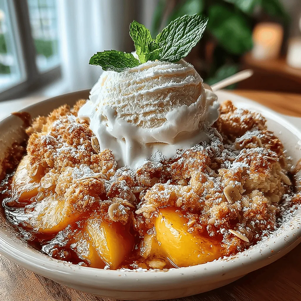 Homemade desserts possess a unique charm that evokes comfort and nostalgia, inviting us to gather around the table and savor the sweetness of life. Among these delightful treats, cobblers hold a special place in the hearts of many. With their warm, bubbling fruit filling and crisp topping, cobblers are synonymous with home cooking and evoke memories of family gatherings and summer celebrations. Today, we’re diving into the world of Rustic Peach Cobbler with Oats, a delightful variation that combines the classic flavors of this beloved dessert with the wholesome goodness of oats.