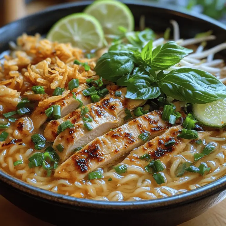 Pho, pronounced "fuh," is more than just a meal; it's a cultural experience deeply embedded in Vietnamese cuisine. Among its many variations, Fragrant Lemongrass Chicken Pho stands out for its aromatic flavors and comforting broth. This delightful dish marries tender chicken with the unique zest of lemongrass, creating a fragrant soup that warms the soul and tantalizes the taste buds. Whether you are a seasoned chef or a home cook looking to explore new culinary horizons, this recipe offers a chance to experience the robust flavors of Vietnam in your kitchen.