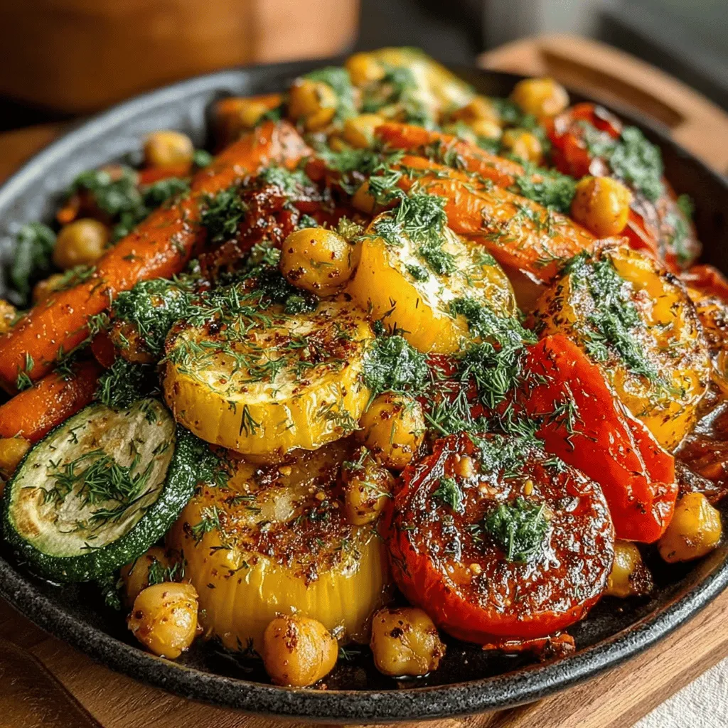 In a world where health-conscious eating is becoming increasingly important, Zesty Roasted Lemon Dill Chickpeas & Veggies stands out as a delightful option that marries flavor with nutrition. This vibrant dish captures the essence of a wholesome meal, perfect for both busy individuals and families looking for an easy yet satisfying recipe. The combination of chickpeas and fresh vegetables, all roasted to perfection with a zesty lemon-dill dressing, creates a dish that not only tantalizes the taste buds but also provides a wealth of health benefits.