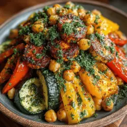 In a world where health-conscious eating is becoming increasingly important, Zesty Roasted Lemon Dill Chickpeas & Veggies stands out as a delightful option that marries flavor with nutrition. This vibrant dish captures the essence of a wholesome meal, perfect for both busy individuals and families looking for an easy yet satisfying recipe. The combination of chickpeas and fresh vegetables, all roasted to perfection with a zesty lemon-dill dressing, creates a dish that not only tantalizes the taste buds but also provides a wealth of health benefits.