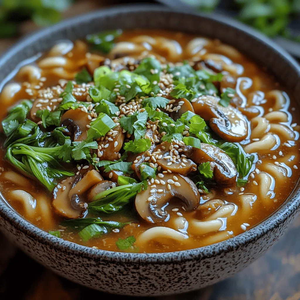 If you’re in search of a comforting and hearty dish that encapsulates umami in every bite, look no further than Earthy Miso Mushroom Udon. This delightful recipe brings together the rich flavors of miso, tender mushrooms, and thick udon noodles, creating a meal that is both satisfying and nourishing. The unique combination of earthy mushrooms and savory miso makes this dish a perfect choice for vegetarians and meat-lovers alike, appealing to a broad audience.