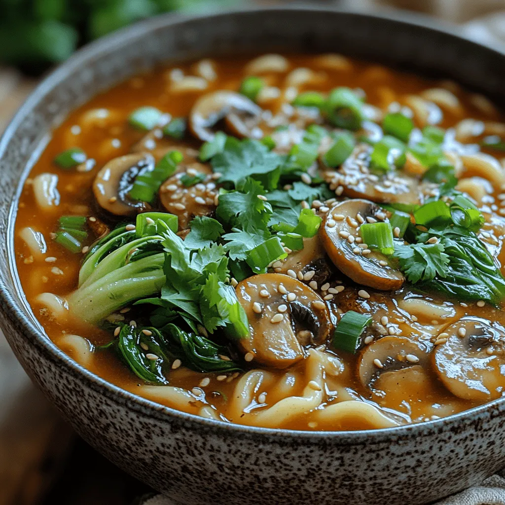 Earthy Miso Mushroom Udon: A Flavorful Japanese Delight