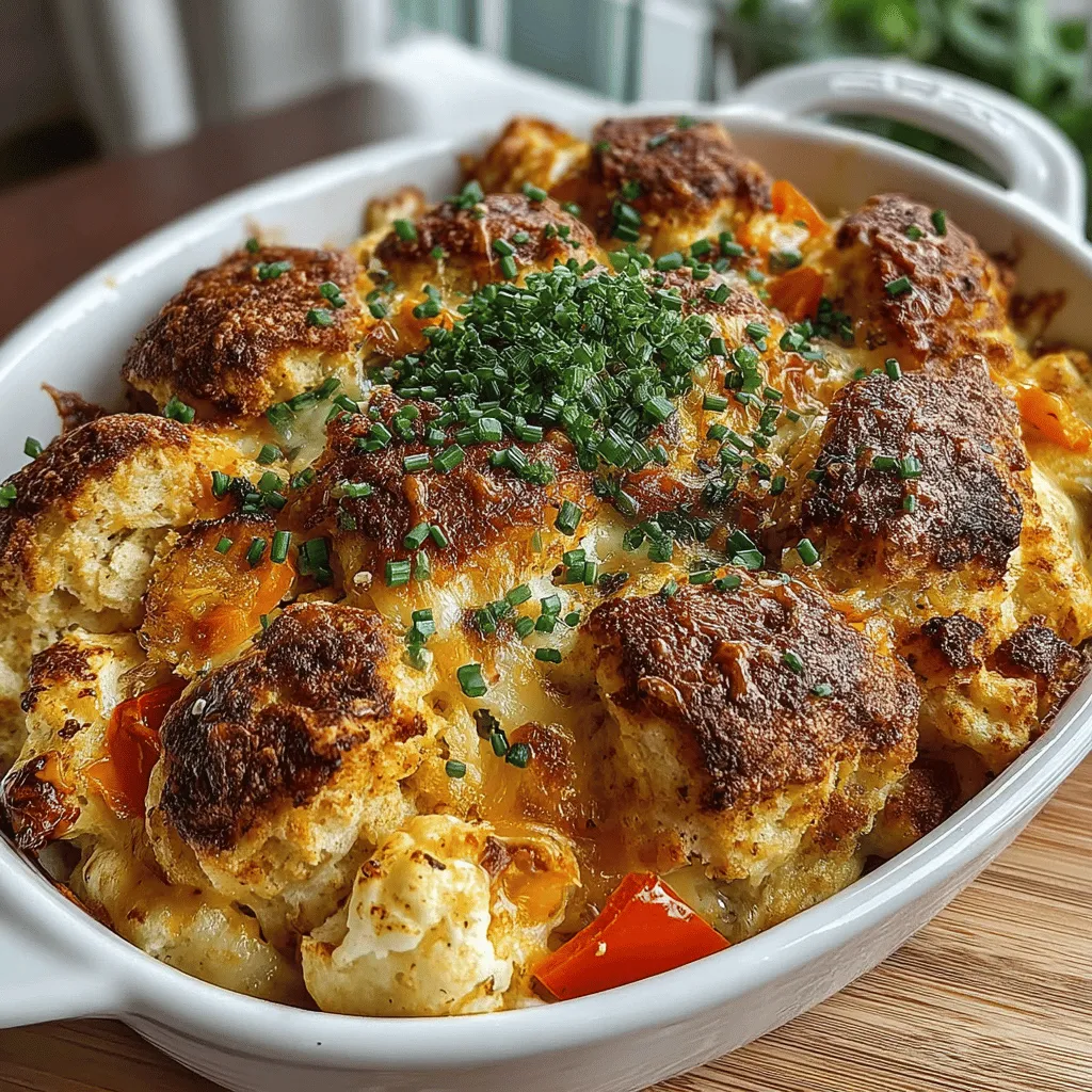 Breakfast is often heralded as the most important meal of the day, and for good reason. It sets the tone for your morning and fuels your body with the energy it needs to tackle the day ahead. One dish that embodies the essence of a hearty breakfast is the Fluffy Scrambled Egg and Cheddar Biscuit Bake. This delightful recipe combines fluffy scrambled eggs, rich cheddar cheese, and flaky biscuit dough, creating a comforting and satisfying breakfast that can easily please a crowd or serve as a solo indulgence.