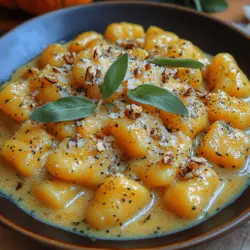 Buttery Sage Pumpkin Gnocchi