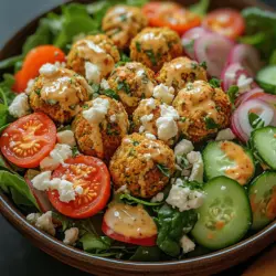 Falafel has long been celebrated as a beloved staple of Middle Eastern cuisine, often revered for its delightful crunch and vibrant flavors. Traditionally made from ground chickpeas or fava beans mixed with a blend of herbs and spices, falafel has transcended its regional origins to become a global favorite. In this article, we will explore a delightful twist on this classic dish: the Crispy Falafel Salad Bowl. This recipe not only showcases the rich, savory taste of falafel but also elevates it by combining it with fresh salad ingredients, making it a wholesome and satisfying meal option.