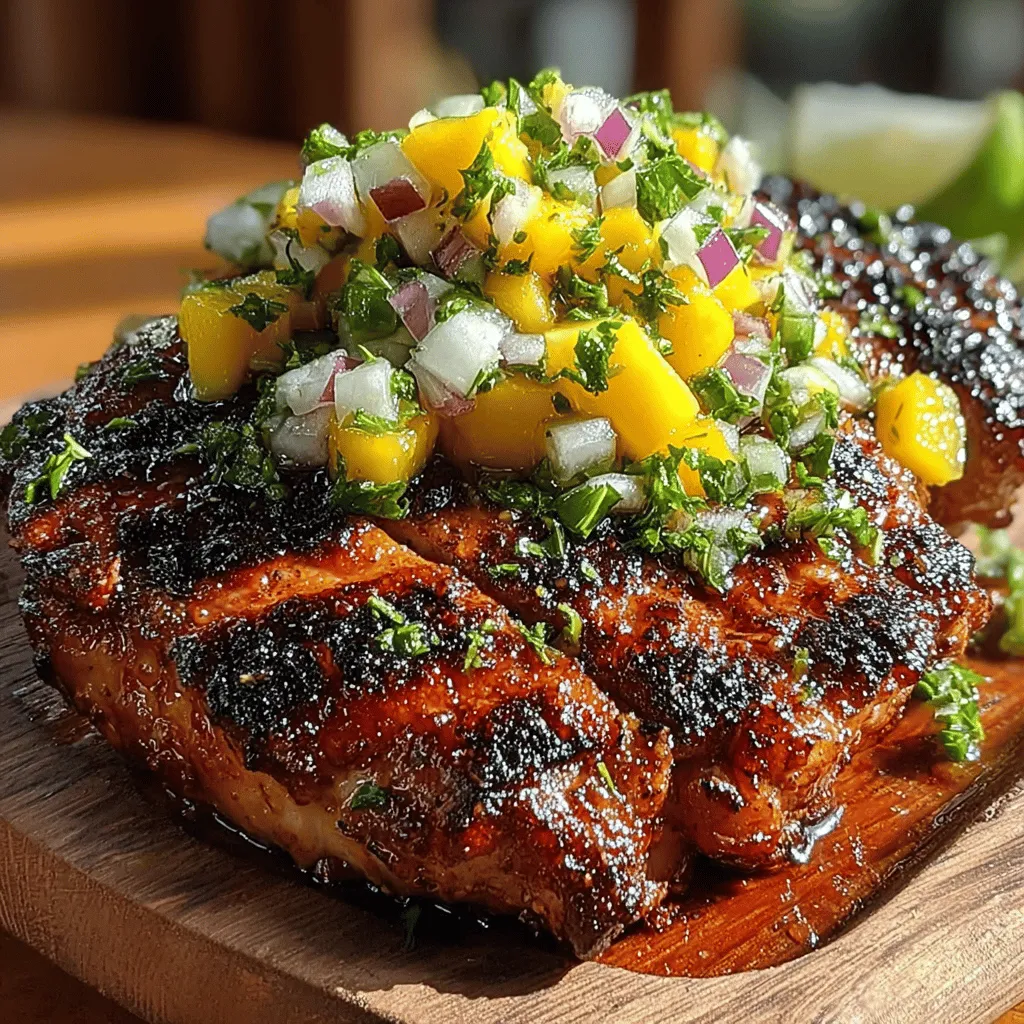 As summer approaches, the allure of outdoor grilling becomes undeniable. One dish that perfectly embodies the essence of warm weather dining is Tropical Grilled Chicken with Mango Salsa. This delightful recipe combines juicy, marinated chicken with a refreshing mango salsa, bringing the vibrant flavors of the tropics right to your backyard. With its aromatic spices and fresh ingredients, this dish not only tantalizes the taste buds but also celebrates the joy of cooking and sharing meals outdoors.