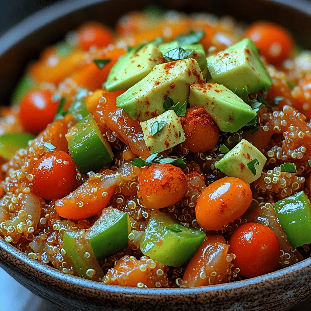 If you're looking for a dish that brings bold flavors, vibrant colors, and a healthy twist to your dining table, look no further than Spicy Cajun Quinoa Delight. This dish combines the nutritional powerhouse of quinoa with the zesty and aromatic elements of Cajun cuisine, resulting in a meal that is not only satisfying but also packed with nutrients. The blend of spices and fresh vegetables makes it a feast for the senses, perfect for any occasion—be it a casual weeknight dinner or a gathering with friends.