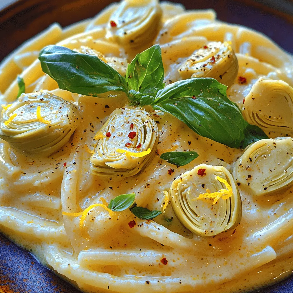 Zesty Creamy Lemon Artichoke Pasta is a delightful dish that brings together a harmonious blend of flavors and textures, making it a standout choice for any meal occasion. This pasta dish combines the richness of creamy sauce with the refreshing zing of lemon and the unique taste of artichoke hearts, creating a culinary experience that is both satisfying and invigorating.
