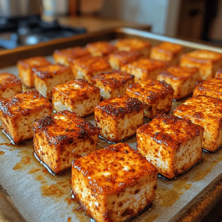 If you’re on the lookout for a delicious, healthy snack or appetizer, look no further than Spicy Crispy Baked Tofu Bites. This dish not only satisfies your cravings for something crispy and flavorful but also packs a nutritional punch. With its perfect balance of spice and crunch, these bites are sure to impress both vegans and non-vegans alike. Whether you’re enjoying them as a stand-alone snack, tossing them into a salad, or serving them as an appetizer at your next gathering, Spicy Crispy Baked Tofu Bites are versatile enough to fit any occasion.