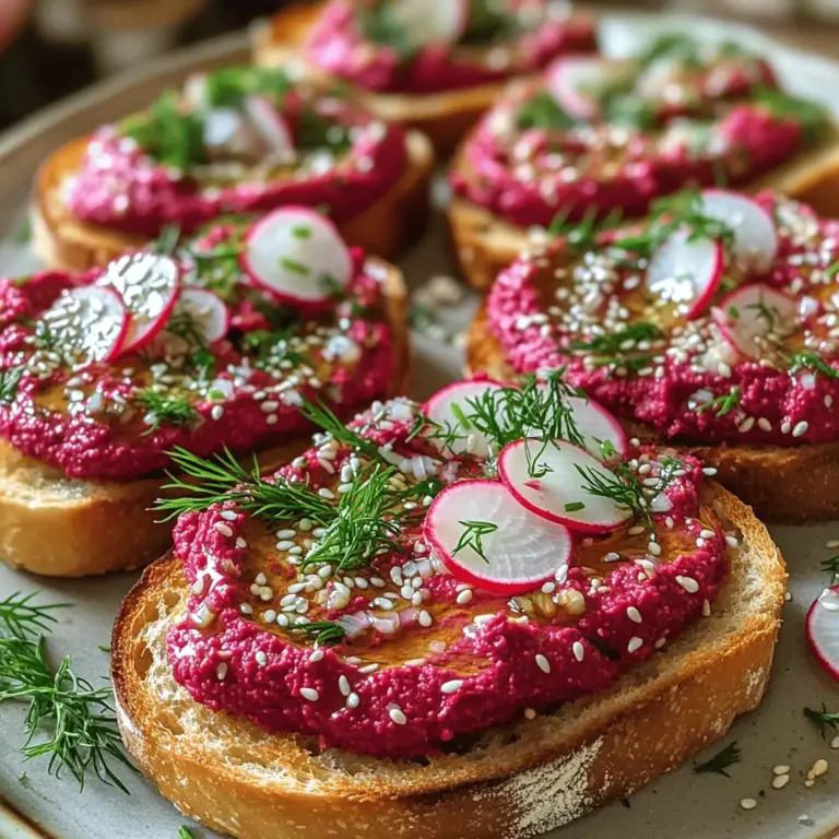In the world of healthy eating, hummus has long been a beloved staple, celebrated for its creamy texture and the myriad of flavors it can embody. However, as we seek to innovate and bring color to our plates, we present a delightful twist: Beet the Ordinary Hummus Toast. This unique dish marries the traditional elements of hummus with the earthy sweetness of beets, creating a visually stunning and nutrient-rich meal that’s perfect for breakfast, lunch, or a nutritious snack.