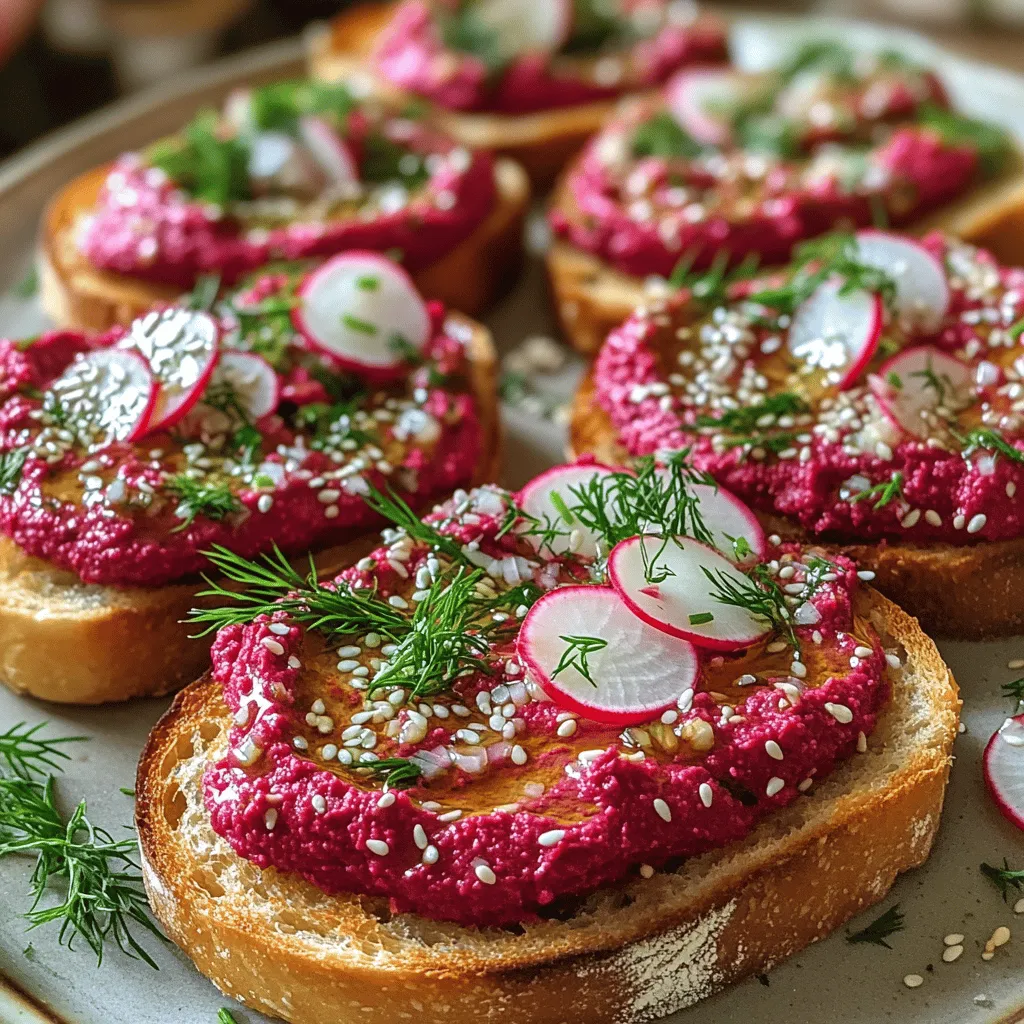 Beet the Ordinary Hummus Toast: A Vibrant, Flavorful Recipe