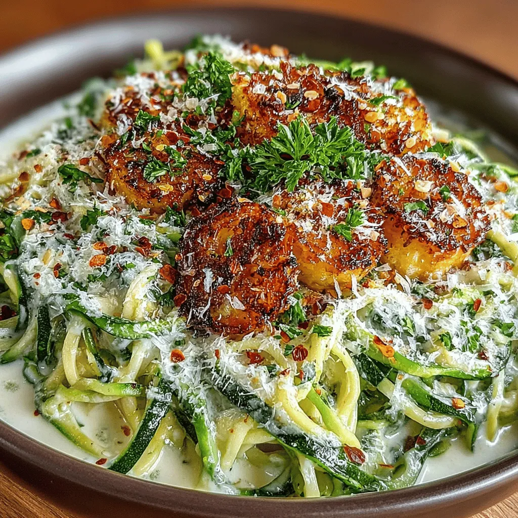 In the realm of culinary innovation, few dishes manage to strike the perfect balance between healthfulness and indulgence quite like Creamy Garlic Parmesan Zoodles. This delightful recipe transforms zucchini—a humble vegetable—into a creamy, flavorful pasta alternative that satisfies cravings without the heavy guilt typically associated with traditional pasta dishes. As more people seek lighter meal options that do not compromise on taste, zoodles have emerged as a popular choice, particularly among those following low-carbohydrate or gluten-free diets.