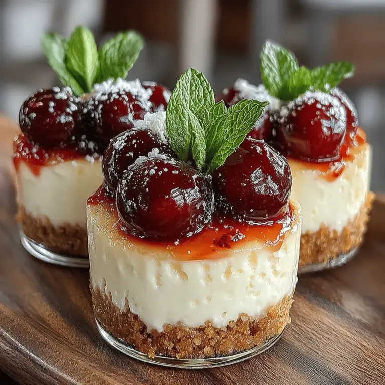 No-bake desserts have surged in popularity over the years, capturing the hearts of dessert enthusiasts and home bakers alike. With their effortless preparation and delightful flavors, these treats are perfect for anyone looking to satisfy their sweet tooth without the hassle of turning on the oven. Among the myriad of no-bake options available, the Cherry Bliss No-Bake Cheesecake Cups stand out as a delightful and easy-to-make dessert that is sure to impress.