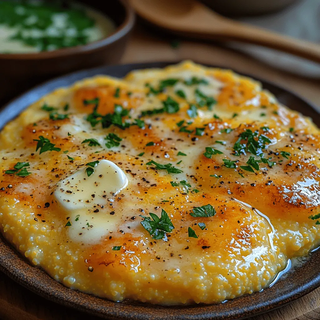 If you’re on the hunt for a dish that embodies comfort, versatility, and a burst of flavor, look no further than Peppery Garlic Parmesan Polenta. This dish is an exquisite blend of creamy polenta combined with the robust flavors of garlic, a kick of pepper, and the richness of Parmesan cheese. Originating from Italy, polenta has long been a staple in Italian cuisine, serving as a foundation for countless dishes and as a comforting side that enhances the overall meal experience.