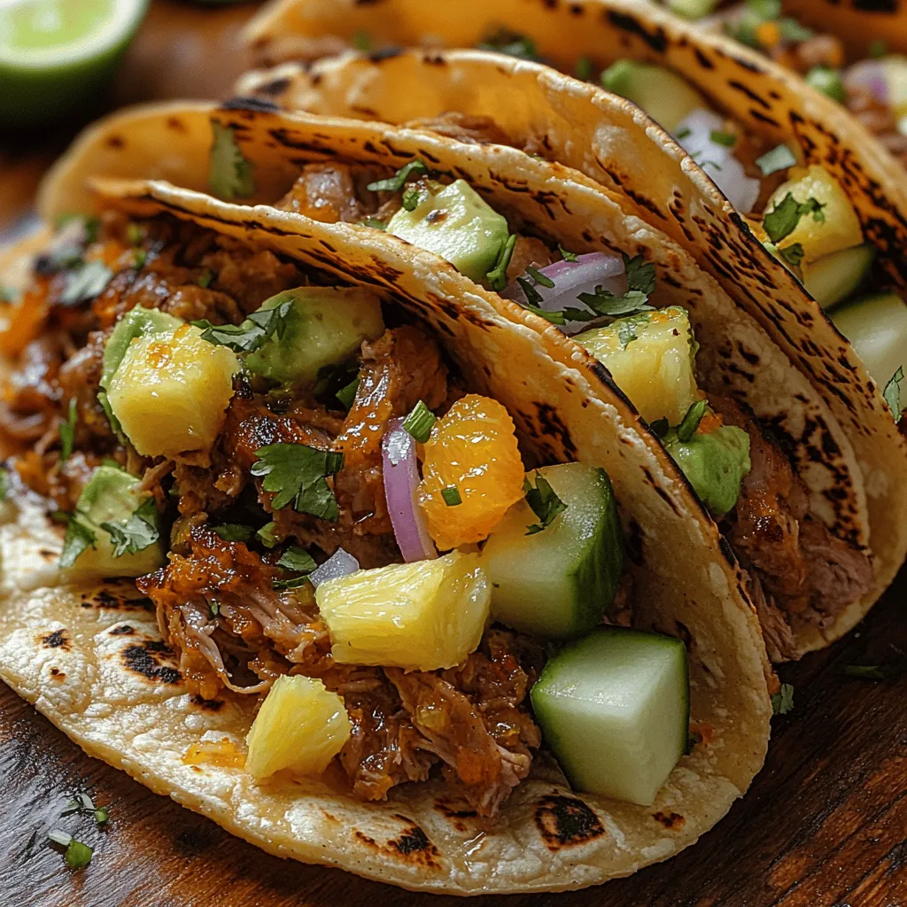 Tacos have long held a cherished place in the hearts and stomachs of food lovers around the world. With their versatile nature, they can adapt to a myriad of flavors and ingredients, making them a go-to meal for any occasion. Among the plethora of taco variations, Juicy Citrus Mojo Pork Tacos stand out for their vibrant taste and aromatic qualities. This dish combines the rich, savory flavor of marinated pork with the zesty brightness of citrus, resulting in a taco experience that is both refreshing and satisfying.