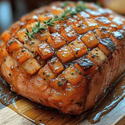 One of the key components of a delicious slow cooker brown sugar ham is the glaze. To ensure that the sweet and savory flavors penetrate the meat, it’s essential to apply the glaze correctly. After scoring the surface of the ham, generously brush the glaze over the top and into the scored cuts. This technique allows the sweet brown sugar and the savory elements of the glaze to seep into the meat, creating a flavorful crust that enhances each bite.