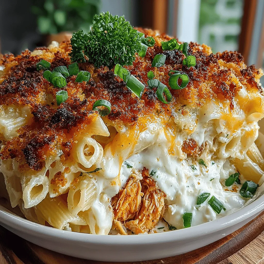 In the world of comfort food, few dishes can rival the Spicy Cheesy Buffalo Chicken Pasta Bake. This dish embodies the perfect blend of bold flavors, creamy textures, and hearty ingredients, making it an ideal choice for family dinners, potlucks, or casual gatherings. With its rich combination of spicy buffalo sauce, tender chicken, and gooey cheese, this pasta bake has quickly become a favorite among home cooks and food enthusiasts alike.