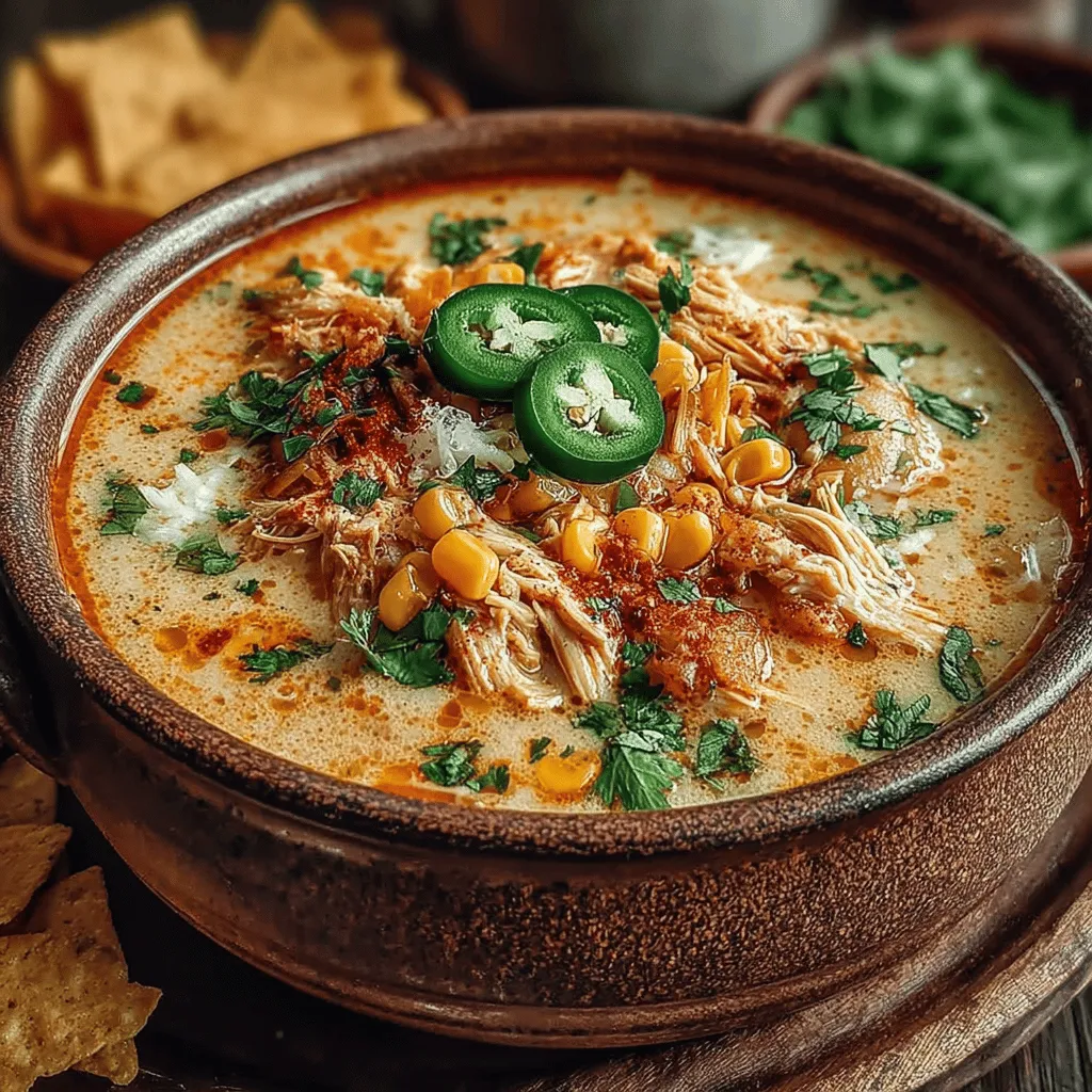 Creamy jalapeño white chicken chili is a culinary delight that has gained popularity for its unique blend of flavors and comforting texture. This dish skillfully combines the savory essence of chicken with the subtle heat of jalapeños and the rich creaminess that makes every spoonful a satisfying experience. Whether you’re looking for a quick weeknight meal or a dish to impress friends and family at your next gathering, this chili fits the bill perfectly. Its versatility allows it to be served as a hearty main course, paired with crusty bread for dipping, or even as a warming starter on a chilly evening.