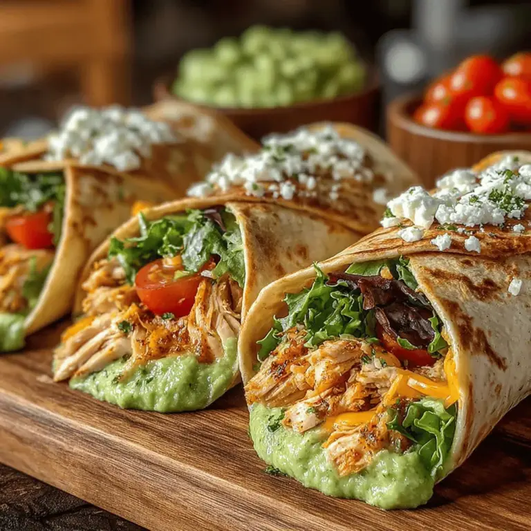 In the realm of nutritious yet delicious meals, Creamy Avocado Pesto Chicken Wraps stand out as a versatile and satisfying option. This recipe not only embraces the rich flavors of creamy avocado and aromatic basil but also serves as a canvas for lean protein and wholesome ingredients. With the rising popularity of health-conscious eating, avocados have gained a reputation as a superfood, celebrated for their impressive nutritional profile. The combination of creamy avocado and zesty pesto in this wrap creates a flavor explosion that is both indulgent and mindful of dietary needs.