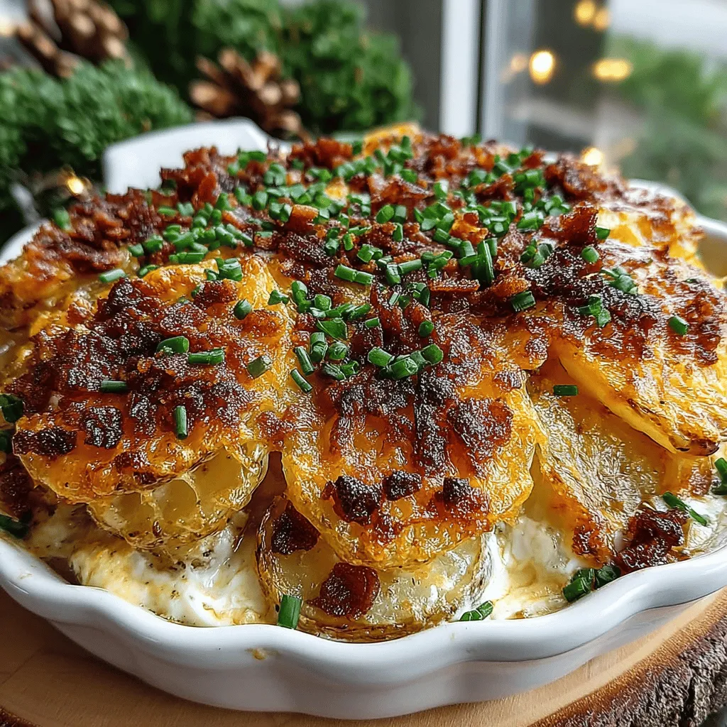 The Cheesy Bacon Potato Casserole is a dish that embodies comfort food at its finest. With layers of tender potatoes, crispy bacon, and gooey cheese, this casserole offers a harmonious blend of flavors and textures that make it a beloved choice for family dinners, potlucks, or cozy gatherings. Its rich, savory profile appeals to both kids and adults alike, making it a go-to recipe for those seeking something indulgent yet simple to prepare.