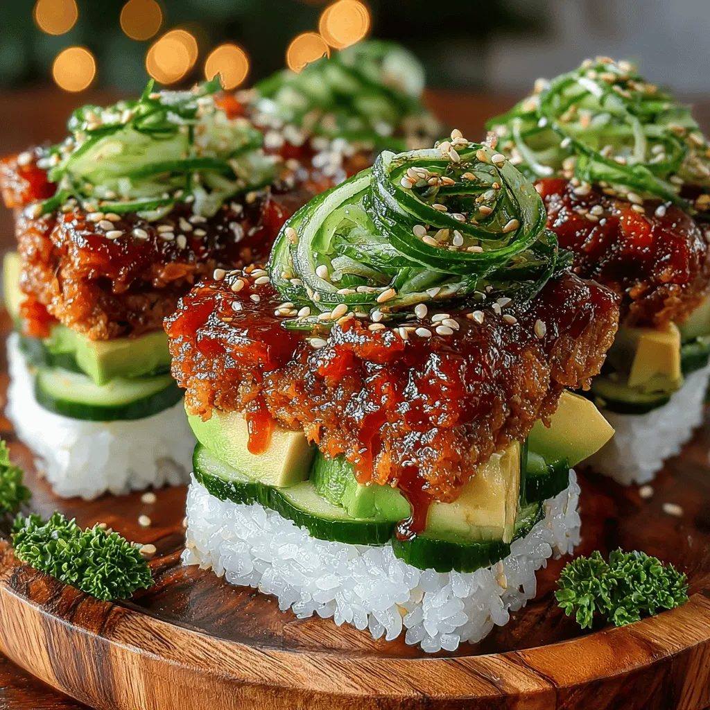 Sushi has become a beloved culinary staple around the world, celebrated for its delicate balance of flavors and textures. Whether enjoyed at a high-end restaurant or crafted at home, sushi offers a unique dining experience that can cater to both adventurous eaters and those with a more traditional palate. Among the myriad of sushi variations, the Spicy Tuna and Avocado Sushi Stack stands out as a modern twist that captures the essence of sushi while introducing bold flavors and a visually appealing presentation.