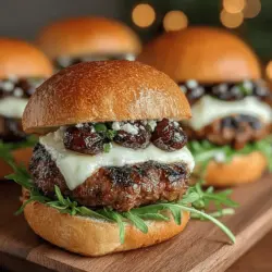 In the world of gourmet cooking, sliders have emerged as a beloved favorite, offering a canvas for culinary creativity and flavor exploration. These small but mighty sandwiches are not just a staple at backyard barbecues; they have evolved into a gourmet dish that invites innovation. Today, we present a delightful recipe for Grilled Cherry Sliders, a unique twist on traditional sliders that combines juicy ground beef, sweet cherries, and creamy brie cheese. This unexpected combination balances savory and sweet flavors, making these sliders an ideal choice for summer gatherings or casual weeknight dinners. Join us as we delve into the steps and ingredients that make this dish a standout.