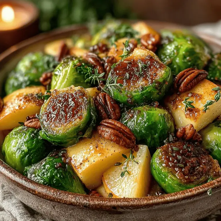 As the seasons change and autumn arrives, the kitchen transforms into a sanctuary for heartwarming recipes that celebrate the bounty of nature. Seasonal cooking not only emphasizes fresh ingredients but also encourages creativity in the kitchen. One such recipe that perfectly encapsulates the essence of fall is Maple Glazed Brussels Sprouts and Apples. This dish brings together the earthy, robust flavors of Brussels sprouts and the crisp, sweet notes of apples, creating a harmonious blend that excites the palate and warms the soul.