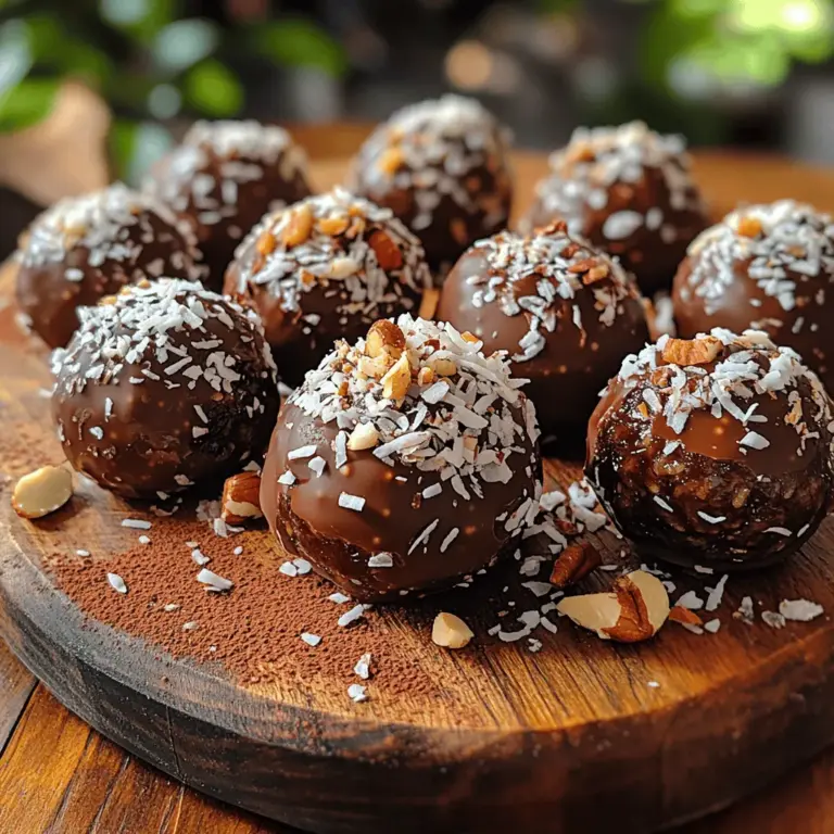 There's something truly special about homemade truffles that captivates the heart of every chocolate lover. The art of creating these indulgent bites not only allows you to explore a world of rich flavors but also empowers you to choose wholesome ingredients that elevate your treat into a guilt-free delight. As we delve into the world of chocolate date truffles, we find ourselves at the intersection of decadence and nutrition. This recipe harnesses the natural sweetness of dates and the rich, complex flavor of chocolate, making it a match made in culinary heaven.