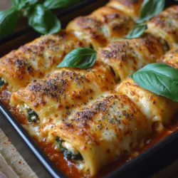 Crispy Baked Feta Pasta Rolls: A Culinary Delight