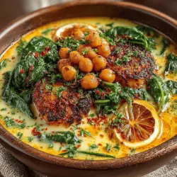 In today's fast-paced world, finding a nourishing meal that is both delicious and easy to prepare can seem like a daunting task. Enter the Creamy Garlic Chickpea and Spinach Stew, a delightful dish that perfectly marries the rich flavors of garlic and coconut milk with the wholesome goodness of chickpeas and fresh spinach. This comforting stew is not only satisfying but also serves as a fantastic option for busy weeknight dinners or meal prep. With its vibrant colors and enticing aroma, it promises to become a staple in your culinary repertoire.