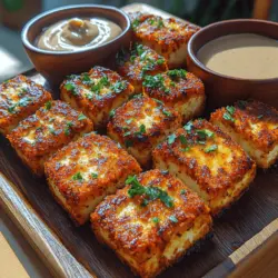 In the world of culinary delights, there’s something irresistibly satisfying about a crispy bite-sized snack. The Crunchy Pita Crusted Tofu Bites offer a delightful balance of texture and flavor, making them an ideal appetizer or a quick snack. As plant-based eating continues to gain traction, tofu has emerged as a versatile ingredient that appeals to a wide audience, from dedicated vegans to curious omnivores. These bites not only satisfy cravings for crunch but also deliver a nutritious punch, making them a guilt-free indulgence.