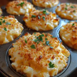 Creamy Mac & Cheese Muffin Cups: A Detailed Guide to Preparation