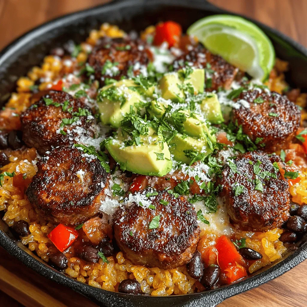 When it comes to weeknight dinners, few dishes are as satisfying and easy to prepare as a Spicy Sausage, Bean & Rice Skillet. This hearty meal combines the bold flavors of spicy Italian sausage with the comforting textures of rice and beans, creating a dish that is both filling and delicious. Its vibrant colors and enticing aromas make it a favorite among families and food enthusiasts alike. Whether you’re looking for a quick meal after a long day or a dish to prepare ahead for meal prep, this skillet recipe ticks all the boxes.