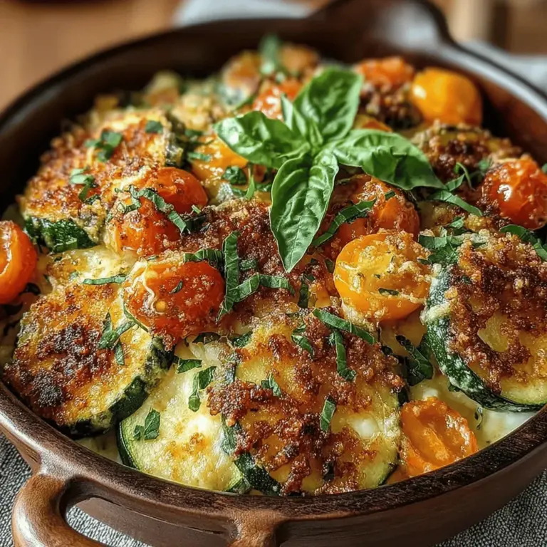 In the realm of comfort food, casseroles reign supreme, and the Cheesy Zucchini Casserole is no exception. This delightful dish beautifully marries the vibrant flavors of fresh vegetables with the creamy richness of cheese, making it a perfect option for family dinners or potluck gatherings. Not only is this casserole packed with nutrients from zucchini, carrots, and tomatoes, but it also offers a satisfying blend of textures and flavors that will please even the pickiest of eaters. In this article, we will explore the intricacies of crafting this delectable dish, from its ingredients and step-by-step preparation to its nutritional benefits and serving suggestions.