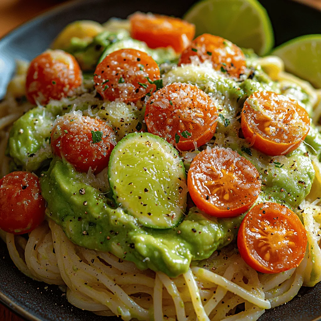 Pasta is a universal dish loved by many, and when it comes to innovative and health-conscious variations, creamy avocado lime pasta stands out as a delightful option. This dish combines the creaminess of ripe avocados with the zesty brightness of fresh lime, creating a unique culinary experience that is both indulgent and nutritious. It's an excellent choice for anyone looking to enjoy pasta without the heavy sauces typically associated with traditional recipes, making it a favorite among vegans, vegetarians, and health enthusiasts alike.