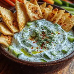 When the sun is shining and the temperatures start to rise, nothing quite beats the refreshing taste of a cool dip. The Refreshing Creamy Cucumber Dill Yogurt Dip perfectly encapsulates this seasonal joy, offering a light yet flavorful addition to any gathering. This dip is not just a tasty treat; it’s a healthy snack option that promotes well-being while tantalizing your taste buds. With the growing emphasis on nutritious eating, yogurt-based dips have gained popularity for their health benefits, making them a staple in modern diets.
