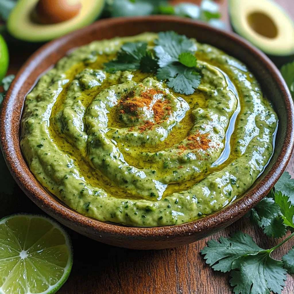The creamy avocado cilantro sauce is not only a delightful addition to your meals but also a versatile condiment that enhances various dishes. Here are some delicious ways to incorporate this sauce into your culinary creations: