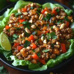 Crunchy Delight Chicken Lettuce Wraps: A Flavorful Journey