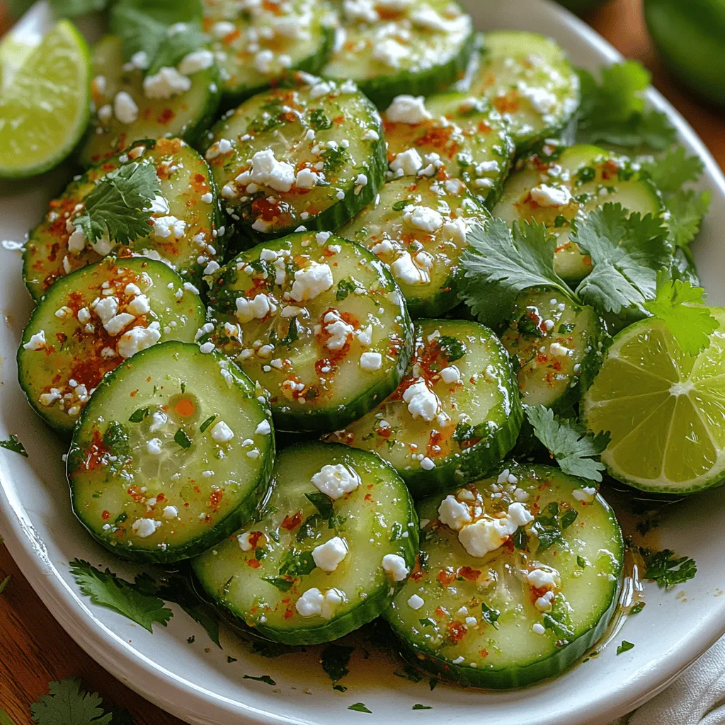 When it comes to appetizers that are both vibrant and refreshing, Crunchy Chili-Lime Cucumber Bites stand out as a delightful choice. This dish captures the essence of summer with its zesty lime, spicy chili, and crisp, hydrating cucumbers. Whether you're hosting a gathering or simply looking for a quick snack that pleases the palate, these cucumber bites are sure to impress. Their unique flavor profile combines the coolness of cucumbers with the heat of chili, making them an ideal addition to any menu.