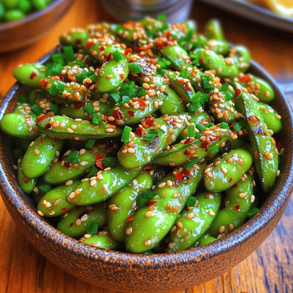 If you’re on the lookout for a healthy snack or appetizer that’s both delicious and simple to make, look no further than Crunchy Sesame Garlic Edamame. This dish is not only easy to whip up but also packed with a delightful combination of flavors that will keep you coming back for more. Edamame, the star of this recipe, is known for its vibrant green color and satisfying crunch, making it a favorite across various cuisines.
