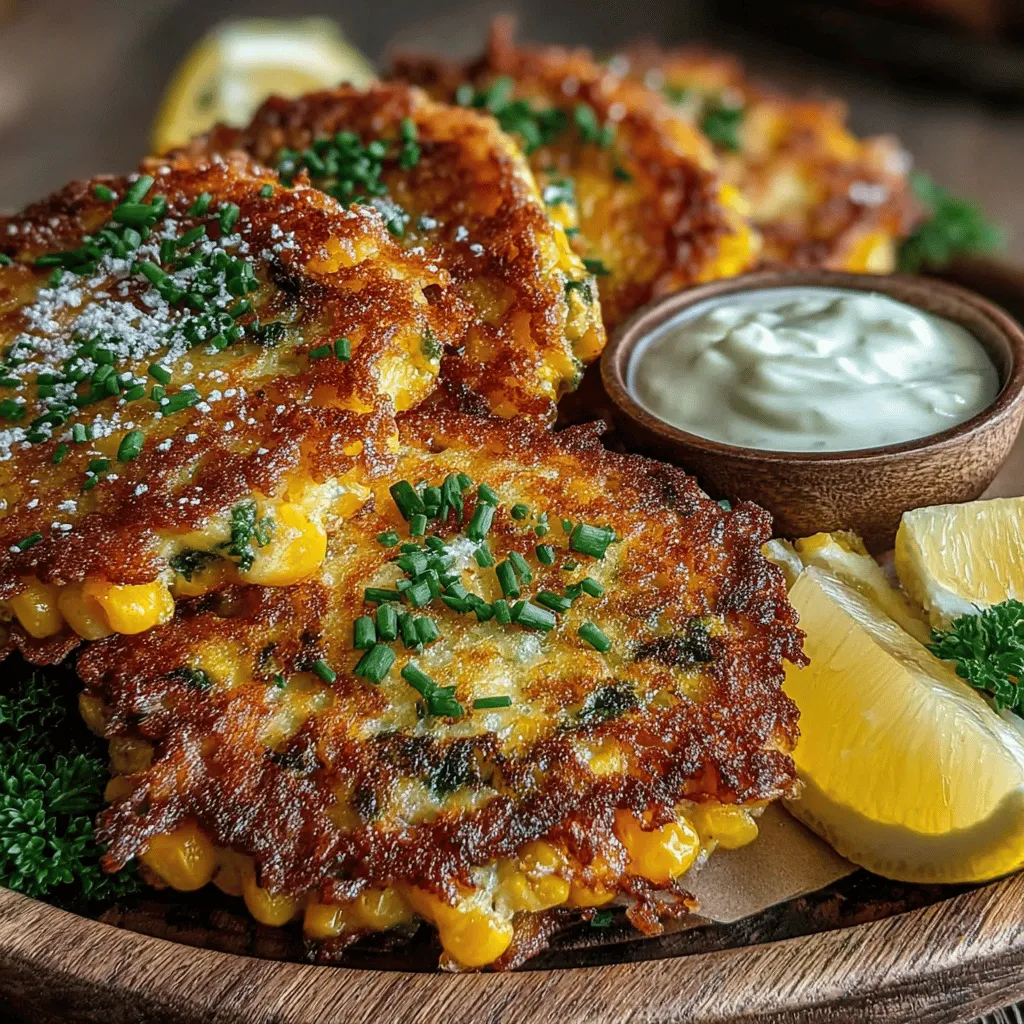 Sweet Corn & Chive Fritter Cakes are a delightful addition to any meal, combining the natural sweetness of corn with the aromatic freshness of chives. These fritters are not only a comfort food favorite but also a versatile dish that can fit seamlessly into casual weeknight dinners or shine as a star at special gatherings. Their appeal lies in their crispy exterior and tender, flavorful interior, providing a satisfying bite that is hard to resist.