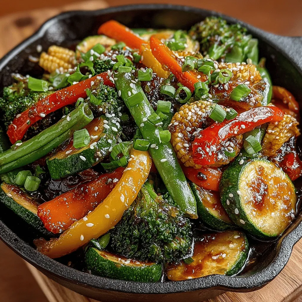 When it comes to creating a meal that is not only visually appealing but also packed with nutrients, the Sunny Garden Veggie Stir Fry stands out as a prime choice. This dish brings together a vibrant medley of vegetables that not only tantalizes the taste buds but also provides a wealth of health benefits. As we navigate through busy lives, finding quick and healthy meals becomes essential, and this stir fry delivers on both fronts. With its simple preparation and quick cooking time, the Sunny Garden Veggie Stir Fry is perfect for anyone looking to incorporate more vegetables into their daily diet without sacrificing flavor or convenience.
